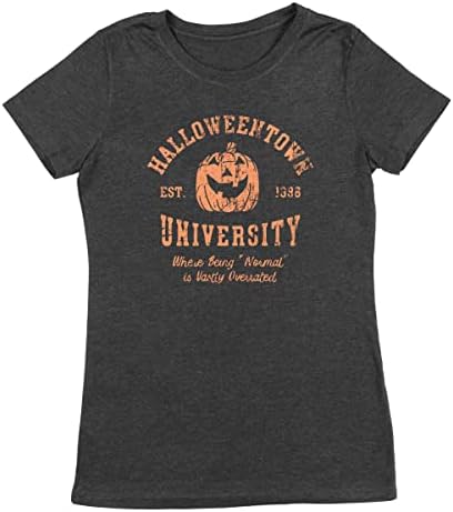 Ženska Halloweentown University majica Funny Halloween Party Sablasna akademija za dame