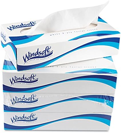 Windsoft 2430 Maramica Za Lice U Iskačućoj Kutiji, 100 / Kutija, 6 Kutija/Pakovanje