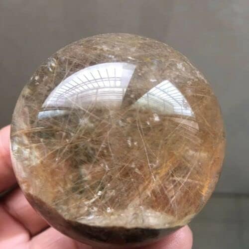 NKB1919951 Crystal Ball AAA ++ prirodni rutilni kvarcni rock Kristal dragulja sfera lopta Reiki izlječenje