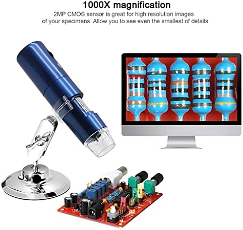 Czdyuf mikroskop digitalni mikroskopio zum ručni LED luk 1000x USB mikroskop za naplatu za iOS / Android telefon tablet