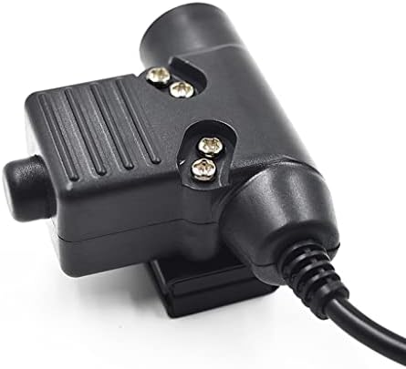 Taktički U94 PTT Adapter za slušalice za kablove kompatibilan sa Baofeng radijima BF-F8HP BF-F9 UV-82 UV-82HP UV-82C UV-5R UV-5R5 UV-5RE UV-6R BF 888s Kenwood dvosmjerni Radio