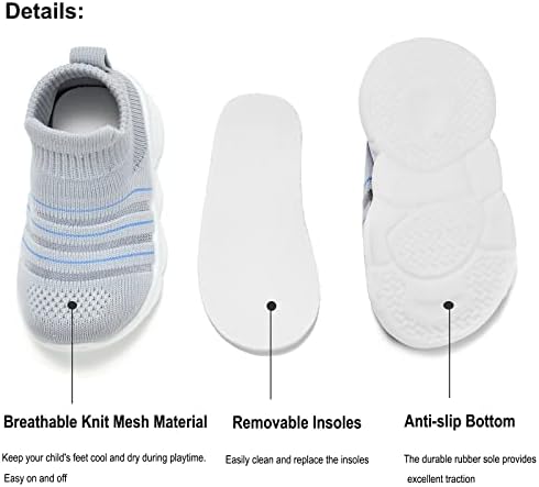 Exegawe Baby Cipele za dječake djevojke - dječje dijete prve šetače, cipele za ne-skid s papučama s gumenim jedinim tenisicom