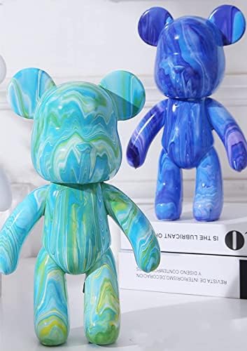 GZCVBA DIY Slikarski tekući medvjedi medvjedi slikarski komplet, farbanje grafiti kreativni pokloni Početna Dekoracija ručno izrađene lutke Figurine igračke za rođendan Valentines