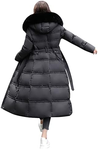 Ženski kaputi s kapuljačom s kapuljačom spušteni kaput plišana umjetna obrezana zgušnjava dugačak dugi rukav s džepovima