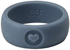 LF-otvorenom Silikonski Burme za čovjeka&žene, medicinski razred gumeni prstenovi za aktivan način života-boja u crnoj boji, siva, plava, zelena
