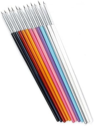 SXDS 12pcs / Lot Nail Art četkica za dizajn četkica olovka Fine detalji Savjeti za oblogu alat za set boja