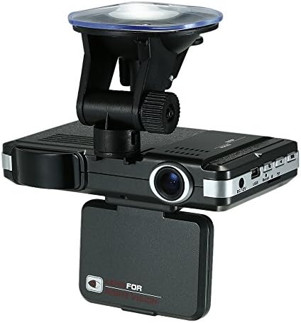 Carbas crtica kamera za automobile, auto DVR 2 u 1 720p Dash CAM radarski detektor brzine sa punim dugmetom MUTE MUT-a Snimanje g-senzora antidarski detektor