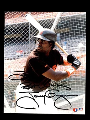 Tony Gwynn PSA DNA COA potpisao je 8x10 fotografija Padres Autograph