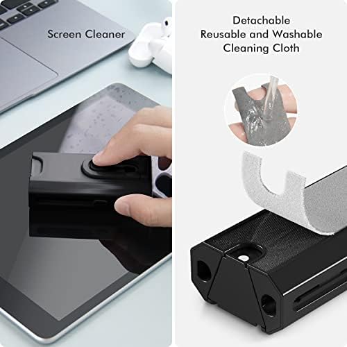 Aijeff Cleaner Kit za Airpod, Keyboard Cleaner za Laptop, MacBook, screen Cleaner sa sprejom i krpom od mikrovlakana,