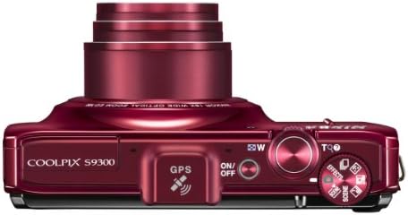 Nikon Coolpix S9300 16.0 MP digitalna kamera-Crvena