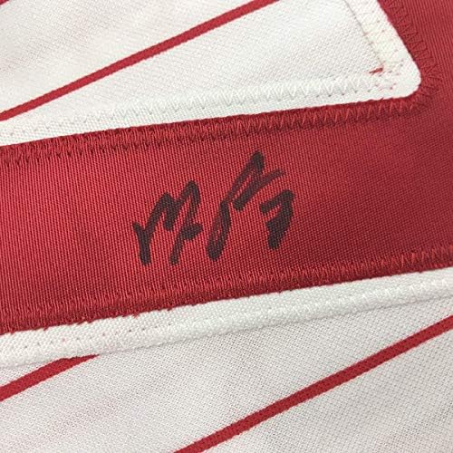 Autographing / potpisan Maikel Franco Philadelphia Pinstripe bejzbol dres JSA COA