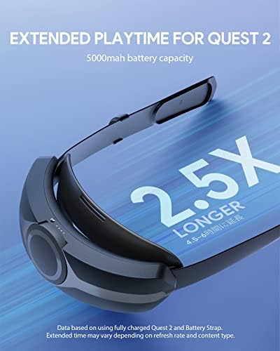 Aubika all-crna 8 u 1 dodatna oprema za Meta / Oculus Quest 2, uključuju elitnu kaišu za bateriju