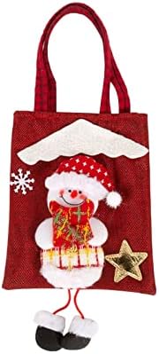 Ideje za pohranu torbica Torba torba dugačka noga 3D lutka Božićne bombonske torbe Dječje sklopivi kante za odlaganje tkanine