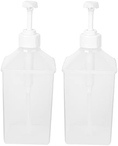 Cabilock 2pcs Plastic Squeeze Condiment boce Mason Jar sirup dozator meda pumpa bočica za sok kečap sosovi
