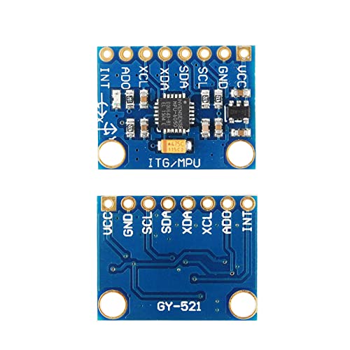 Wishiot 3kom Gy-521 MPU-6050 Mpu6050 senzorski Modul 3-osni akcelerometar i žiroskop modul 16bit ad Konverter izlaz podataka IIC I2C DIY komplet za Arduino