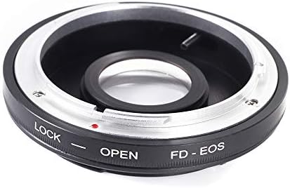 Focusfoto adapter prsten za FD / FC objektiv za EF EF-S Mount kameru sa optičkim staklom i kapice