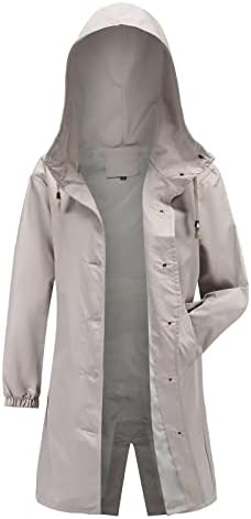 Ženska vodootporna kabanica lagana čvrstoća boja aktivna vanjska jakna na otvorenom sa kapuljačom sa kaputom za