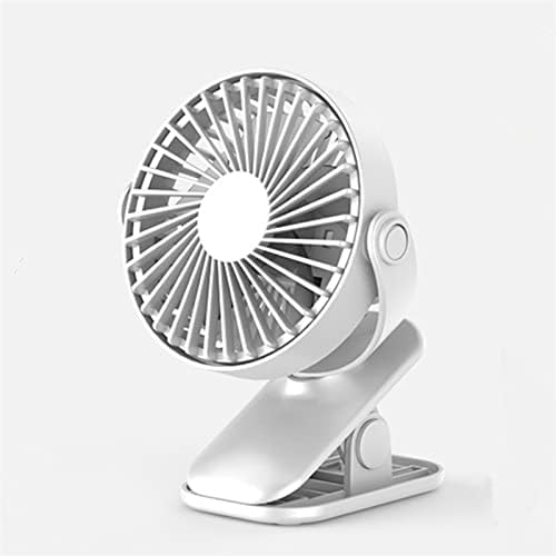 Ventilatori Mini USB desk na ventilatoru, ventilator za stol 360 ° Rotacija prenosni ventilator sa jakim protokom zraka za vanjsku / zatvoreni turistički kancelarijski kamp bijeli