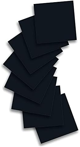Tiabiaya Infuziblein listovi za tintu za glognu prešu, crni infizibilni papir za sublimaciju, 8pcs