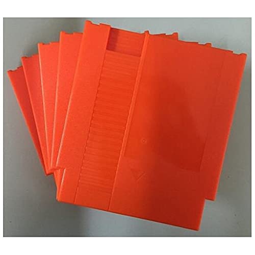 Samrad narandžasta boja 72 igle Kartridž za igru zamjena plastične školjke za NES 5kom / Set