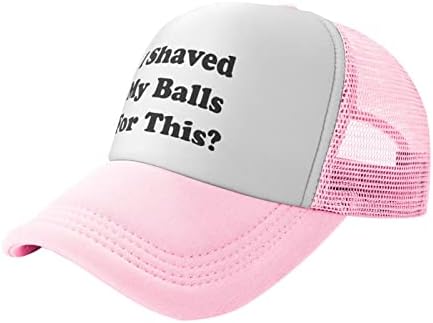 Obrijao sam kuglice za ovaj kapu za kamiondžija, unisex bejzbol šešir, podesivu mrežnu kapu, pogodnu za sport, ribolov, putovanja