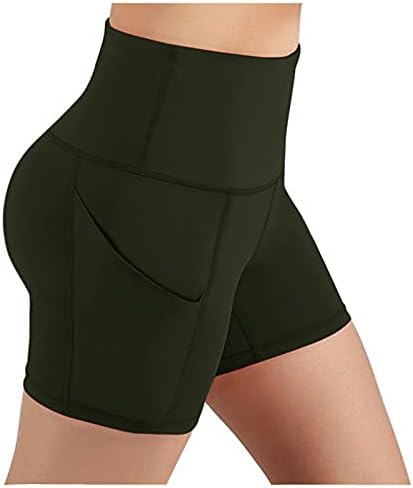 DSODAN plijenske kratke hlače za žene visoke struk joga hlače Ženska temmska kontrola trening trčanje trbuh