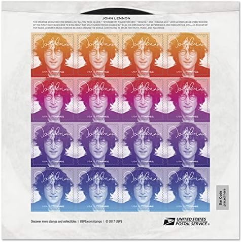 John Lennon Komemorativni Zauvijek Poštanske Marke Zamislite