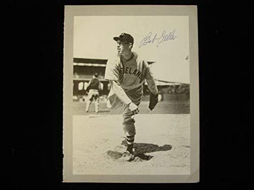 Bob Feller Cleveland Indians Autographed 9 x 12 magazine Page-MLB magazini sa autogramom