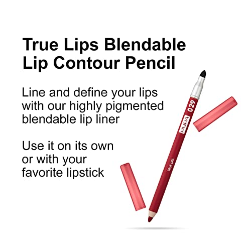 Pupa Milano True Lips Blendable olovka za usne - dvostruka mat podstava boja i četka - lagana i kremasta, hidratantna,