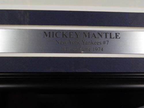 Mickey Mantle AUTOGREMED PLANIRAND 18X24 Lotograf New York Yankees br. 7 PSA / DNK # J27289 - AUTOGREM MLB ART