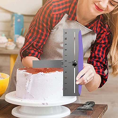 12-inčni strugač za torte od nerđajućeg čelika strugač za torte glatka Podesiva kuhinjska lopatica za alate