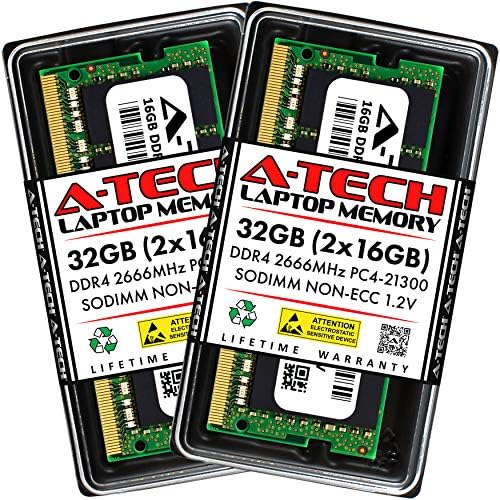 A-Tech 32GB RAM za MSI GS63 Stealth 8re | DDR4 2666MHz PC4-21300 Non ECC SO-DIMM 1.2V - Komplet