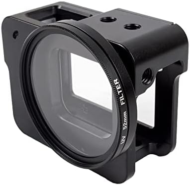 Za gopro hero5 / 6 metal pokroviteljske baterije + UV ogledalo za sportske kamere punjive bočne
