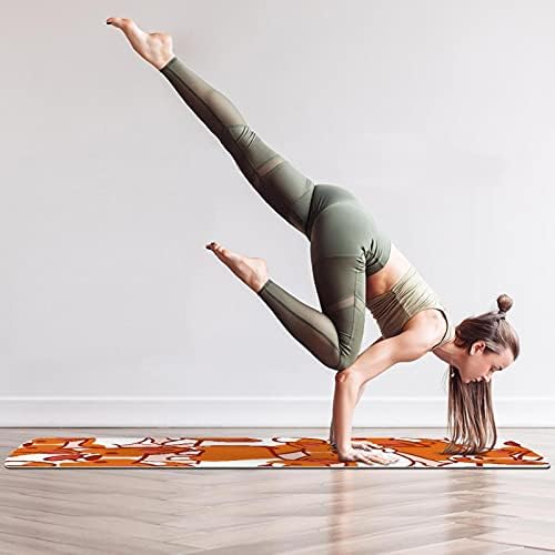 Debeli Non Slip Vježba & fitnes 1/4 yoga mat sa lijepim Corgis Print za Yoga Pilates & Pod fitnes vježbe
