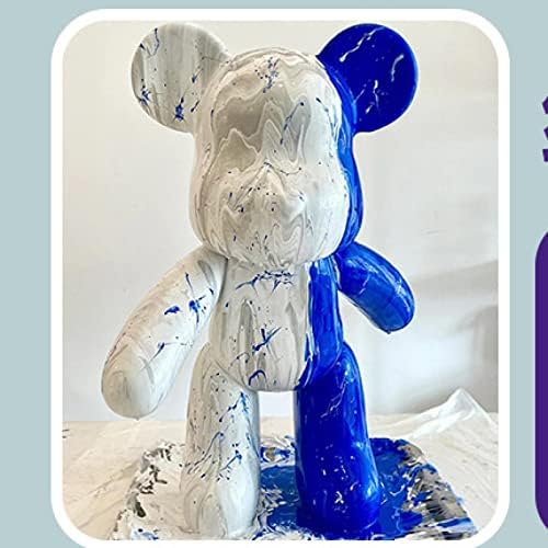 Eksplozivni tekući medvjed bijeli embyo mogu se prilagoditi ručno radno izrađenim igračkama Dječji slikarski grafiti nasilni medvjedi kreativni ukras za dom odobrenje Materijali i jednokratni alati za jednokratnu upotrebu