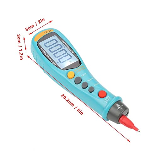 Gooffy električni tester, višemjerni olovka za otkrivanje AC DC digitalni multimetar za električara za unutarnju vanjsku zaštitu za kućni multimetar