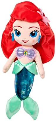 Disney Ariel plišana lutka, Mala sirena, princeza, službena trgovina, preslatke meke igračke plišane i pokloni, savršen poklon za djecu, srednjih 14 inča, starosti 0+