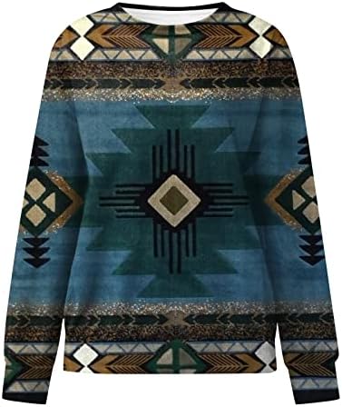NOKMOPO ženska tunika & nbsp;vrhovi padaju vrhovi za 2021 dukseve sa okruglim vratom Dugi rukav Casual trendi bluze