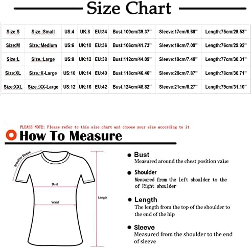 Kratka rukav Top T Shirt za dame jesen ljeto 2023 Odjeća trendi Y2K Crewneck pamuk grafički Top