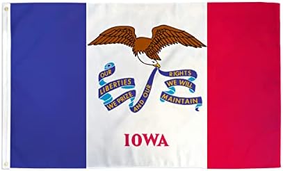Državna zastava Iowa - 3x5ft Premium poliesterska zastava