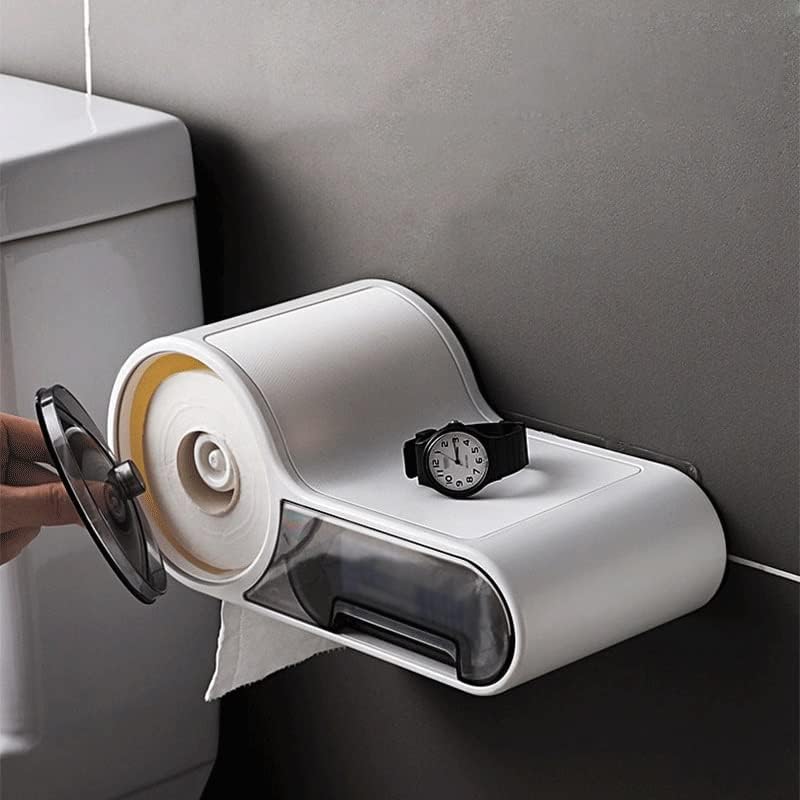 LLLY držač toaletnog papira za kupatilo Papirna kutija za papir toaletni dozator zidna kutija za odlaganje