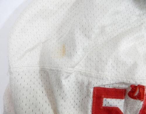 Krajem 1980-ih početkom 1990-ih San Francisco 49ers # 59 Igra Polovni bijeli dres 52 695 - Neintred NFL igra rabljeni dresovi
