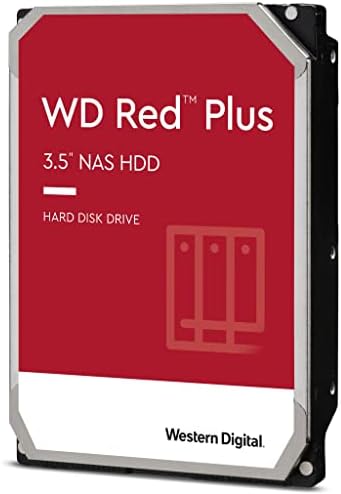 WD Red Plus 6TB NAS 3.5 Interni hard disk - 5400 RPM klase, SATA 6 GB / S, CMR, cache 256MB