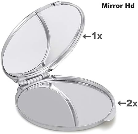 Moj rođak me voli kompaktno džepno ogledalo prenosivo putno Kozmetičko ogledalo sklopivo dvostrano 1x / 2x uvećanje