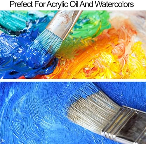 Slikarska četkica 24pcs Različita set četkica za boju s tkaninom četkom za ulje za ulje Slikarstvo Vodene boje četkice za akrilnu sliku umjetnosti umjetno slikarska olovka