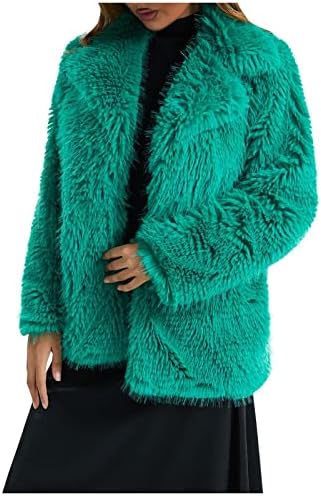 Cokuera ženska modna plišana jakna kardigan zima topla dugačak runo sa dugim rukavima Zip kaput