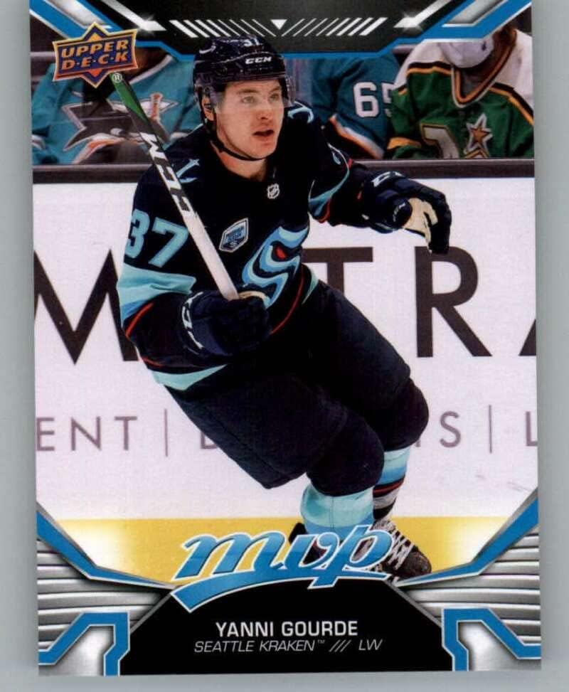 2022-23 Gornja paluba MVP # 154 Yanni Gourde Seattle Kraken NHL hokejaška trgovačka kartica
