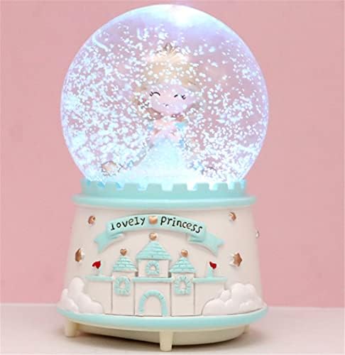 Liuzh Creative Cololos Lights plutaju snježne pahuljice unutar zarca zarca za dvorca princeza kristalna kuglica za rođendanski poklon