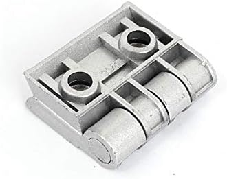 X-Dree X 40 mm od legure od legure cinka ormara za ormare za vrata cijevi šarke srebrni ton (tono argentato 30mm x 40mm u Lega di cinko
