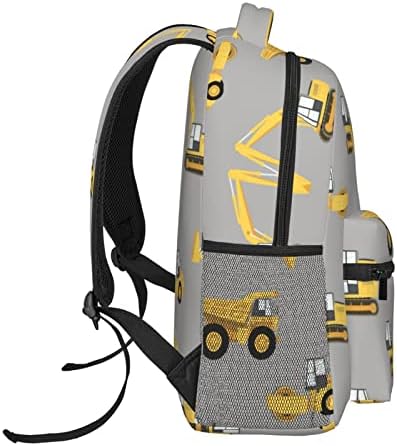 Nolace Građevinski kamioni ruksak Veliki fakultetski ruksak casual knjige torbica za djevojke za djevojke dječačke fakultete